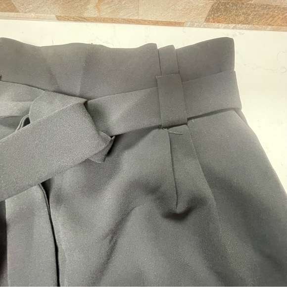 EXPRESS tulip style mini skirt w belt black Sz 8 - Picture 12 of 15